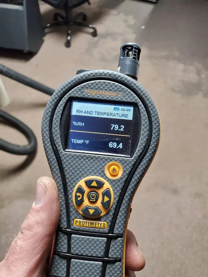 Moisture meter humidity assessment for Mold Remediation & Removal in Crosspointe